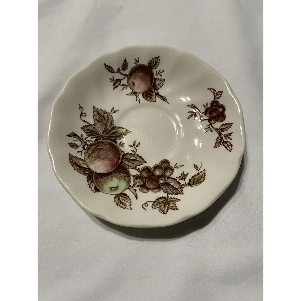 Johnson‎ Brothers UK HARVEST TIME Brown Multicolor Saucer